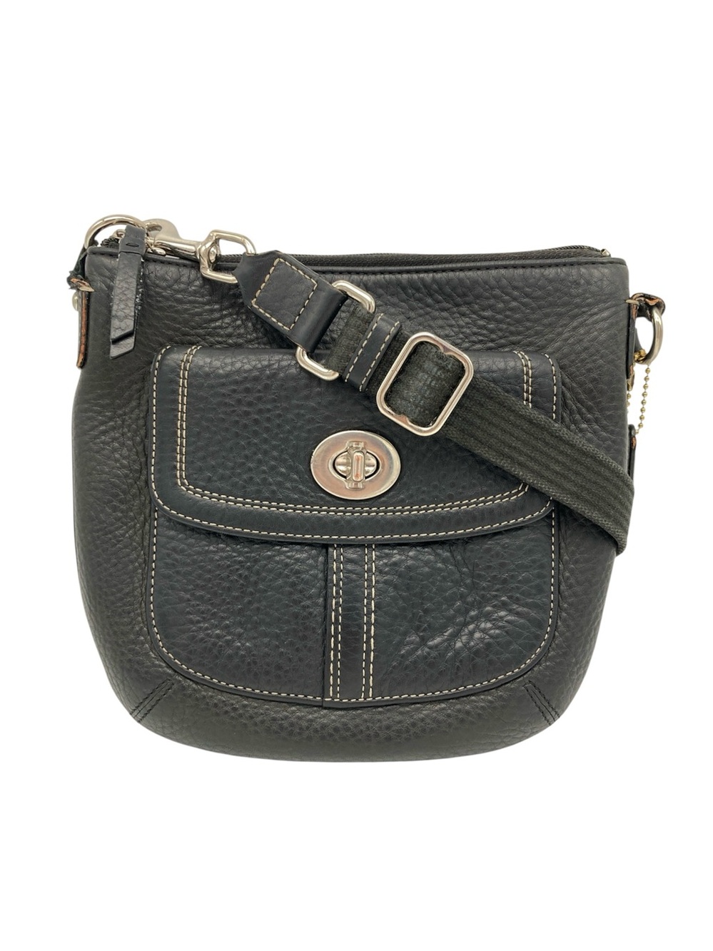 Coach Hamilton Swingpack Pebbled Leather Crossbody Bag